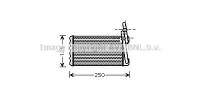 Теплообменник, отопление салона AVA QUALITY COOLING купить