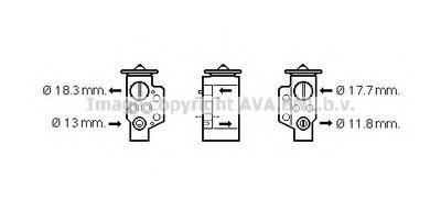 Расширительный клапан, кондиционер AVA QUALITY COOLING купить