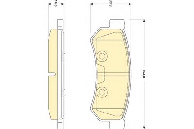 Комплект тормозных колодок, дисковый тормоз GIRLING купить