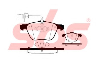 Комплект тормозных колодок, дисковый тормоз sbs купить