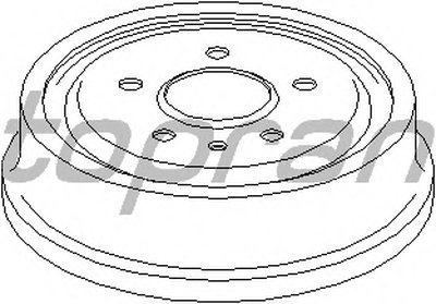 Тормозной барабан TOPRAN купить