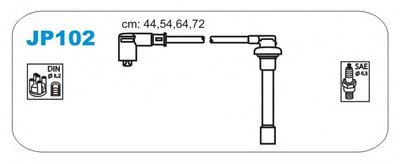 Комплект проводов зажигания JANMOR купить