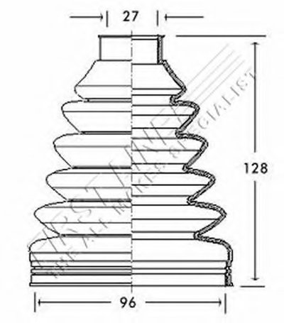 Пыльник, приводной вал FIRST LINE купить