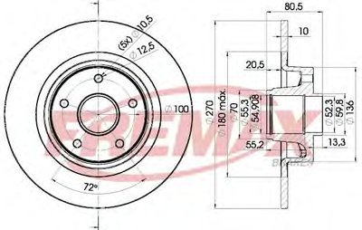 Тормозной диск Premium Carbon + FREMAX купить