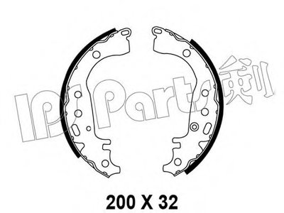 Тормозные колодки IPS Parts IPS Parts купить