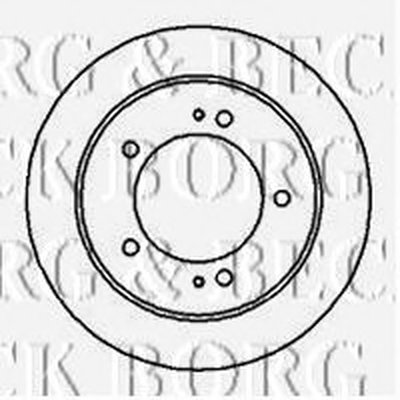 Тормозной диск BORG & BECK купить