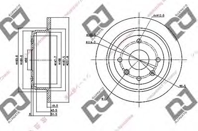 Тормозной диск DJ PARTS купить