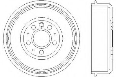 Тормозной барабан HELLA PAGID купить