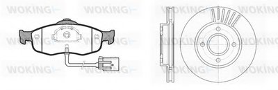 Комплект тормозов, дисковый тормозной механизм WOKING купить