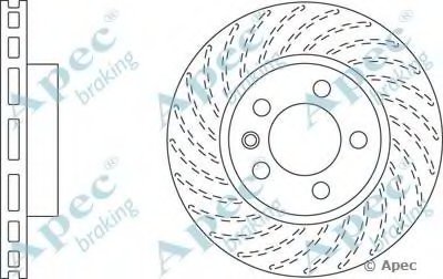 Тормозной диск APEC braking купить