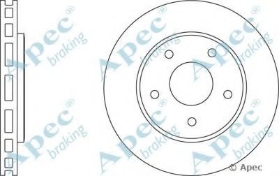 Тормозной диск APEC braking купить