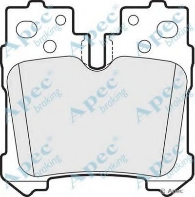 Комплект тормозных колодок, дисковый тормоз APEC braking купить