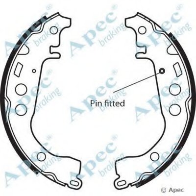 Тормозные колодки APEC braking купить
