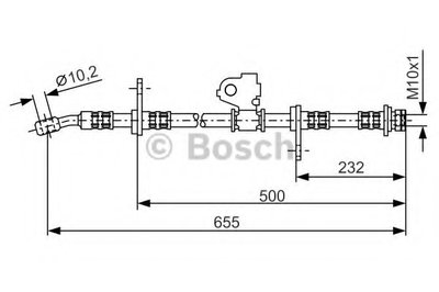 Тормозной шланг BOSCH купить