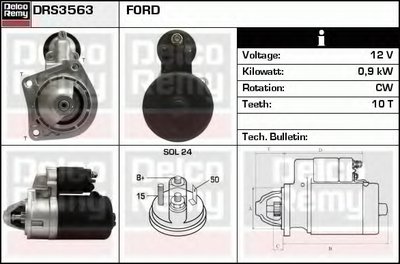 Стартер Remanufactured REMY (Light Duty) DELCO REMY купить