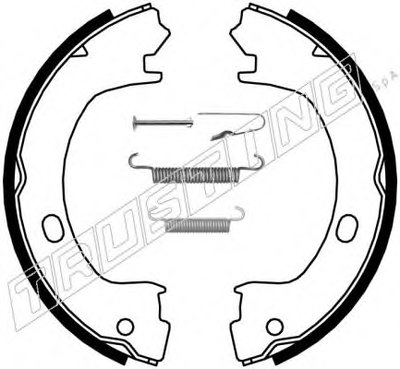 Комплект тормозных колодок, стояночная тормозная система TRUSTING купить