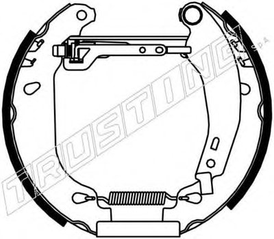 Комплект тормозных колодок FAST KIT TRUSTING купить