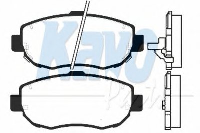 Комплект тормозных колодок, дисковый тормоз MK KASHIYAMA KAVO PARTS купить