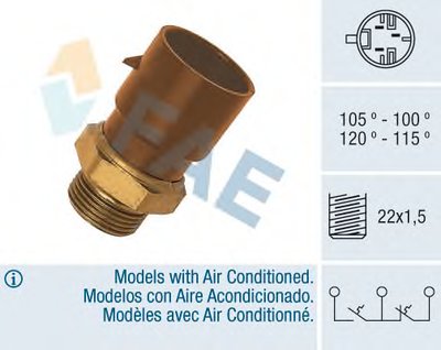 Термовыключатель, вентилятор радиатора FAE купить