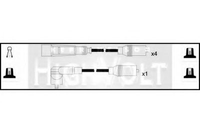 Комплект проводов зажигания HighVolt STANDARD купить