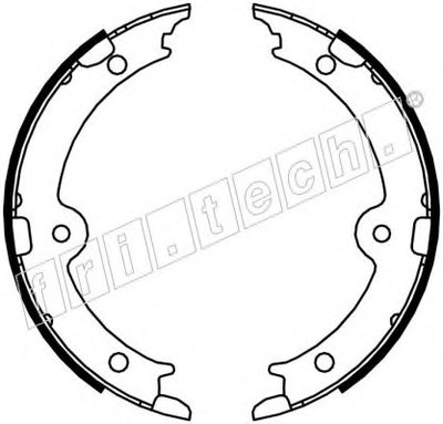 Комплект тормозных колодок, стояночная тормозная система fri.tech. купить