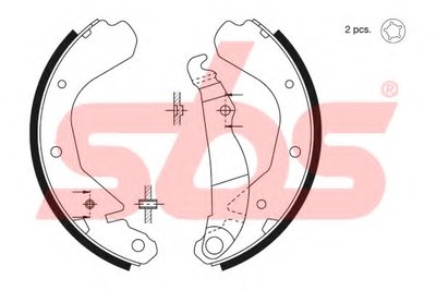 Комплект тормозных колодок sbs купить