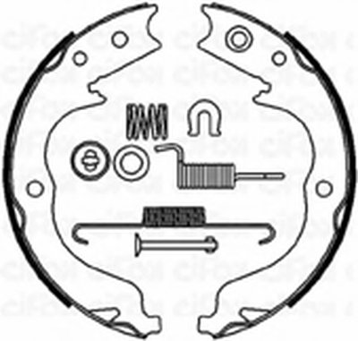 Комплект тормозных колодок, стояночная тормозная система CIFAM купить