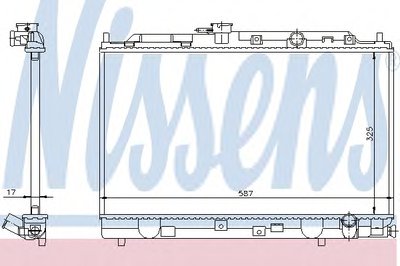Радиатор, охлаждение двигателя NISSENS купить