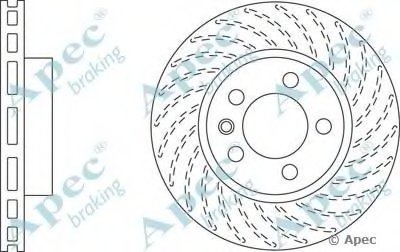 Тормозной диск APEC braking купить