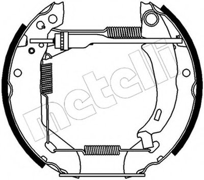 Комплект тормозных колодок Kit premounted METELLI купить