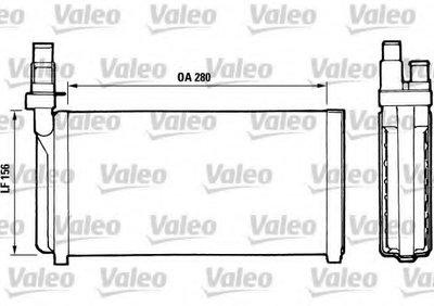 Теплообменник, отопление салона VALEO купить