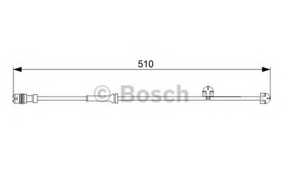 Сигнализатор, износ тормозных колодок BOSCH купить