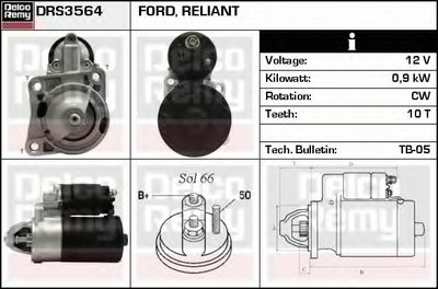 Стартер Remanufactured REMY (Light Duty) DELCO REMY купить