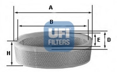 Воздушный фильтр UFI купить