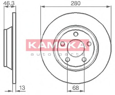 Тормозной диск KAMOKA KAMOKA купить