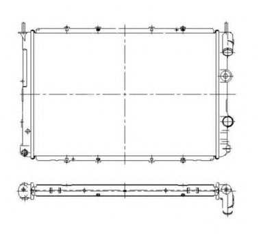 Радиатор, охлаждение двигателя NRF купить