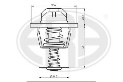 Термостат, охлаждающая жидкость ERA купить