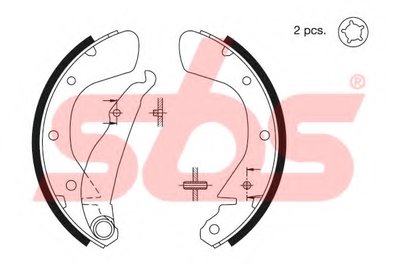 Комплект тормозных колодок sbs купить