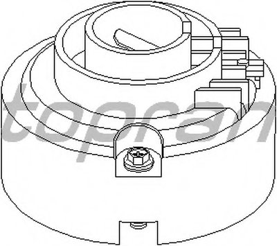 Бегунок распределителя зажигания TOPRAN купить