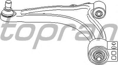 Рычаг независимой подвески колеса, подвеска колеса TOPRAN купить