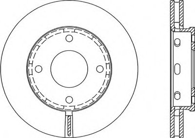 Тормозной диск ADAPTIVE OPEN PARTS купить