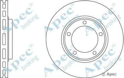 Тормозной диск APEC braking купить