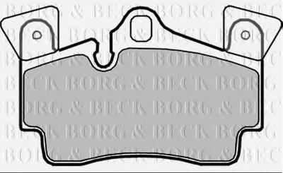 Комплект тормозных колодок, дисковый тормоз BORG & BECK купить