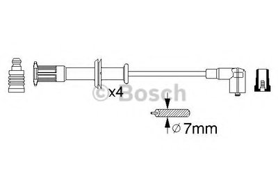 Комплект проводов зажигания BOSCH купить