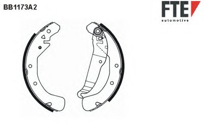 Комплект тормозных колодок FTE купить