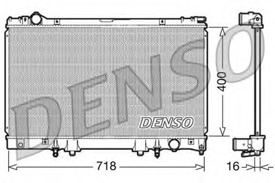 Радиатор, охлаждение двигателя DENSO купить