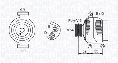 Генератор MAGNETI MARELLI купить