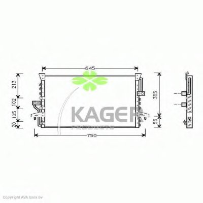 Конденсатор, кондиционер KAGER купить