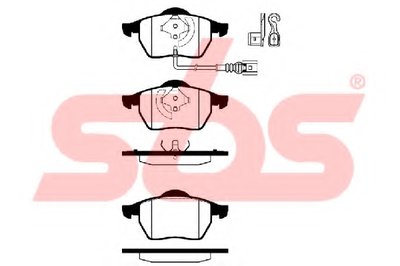 Комплект тормозных колодок, дисковый тормоз sbs купить