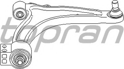 Рычаг независимой подвески колеса, подвеска колеса TOPRAN купить